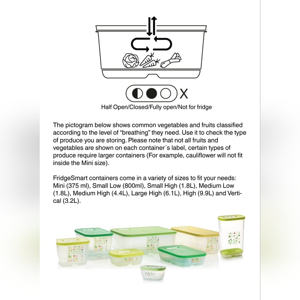 Tupperware FridgeSmart - Medium Deep - Picture 3 of 6